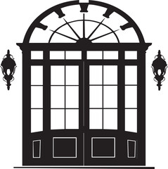 silhouette of a window