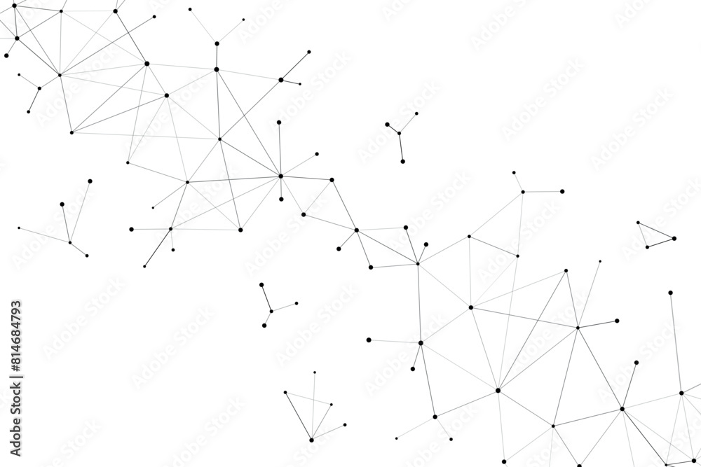 Canvas Prints modern digital technology communication network concept background