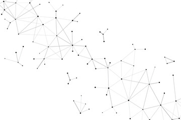 Modern digital technology communication network concept background