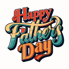 happy-father-s-day t-shirt design vector illustration 