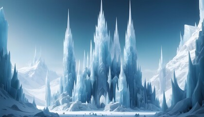 A magical ice palace with crystalline towers risin upscaled_2