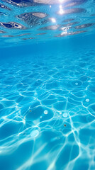 Vibrant Underwater View with Sunlight Reflections