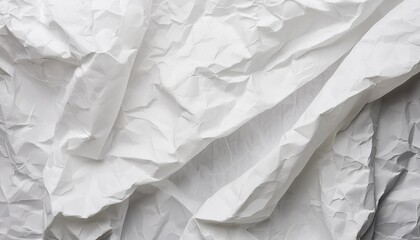 white paper textured blank and white crumpled paper background