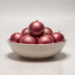 red onions in a bowl