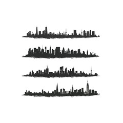 Obraz premium Industry icon set. Factory, manufacturing symbol.. vector simple illustration