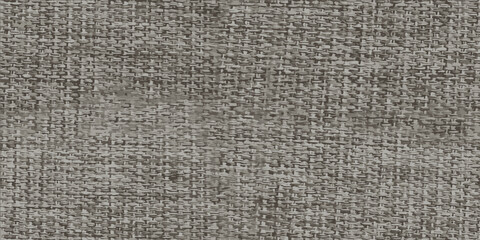 Burlap texture. Seamless rough fabric. Vector illustration
