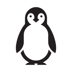 vector Penguin silhouette collection illustration