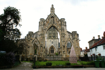 Obraz premium Howden Minster, large Grade I listed Church. Howden. East Riding of Yorkshire