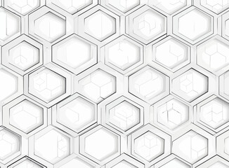 a white hexagonal background with a lot of hexagons