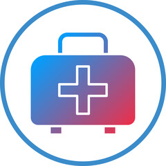 Vector Design First Aid Kit Icon Style