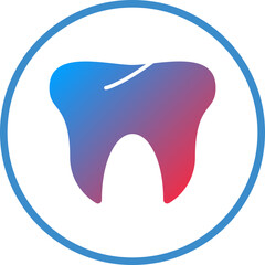 Vector Design Tooth Icon Style