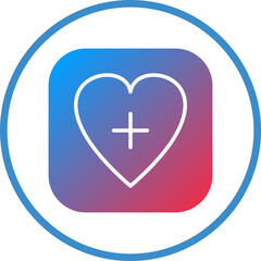 Obraz premium Vector Design Medical App Icon Style