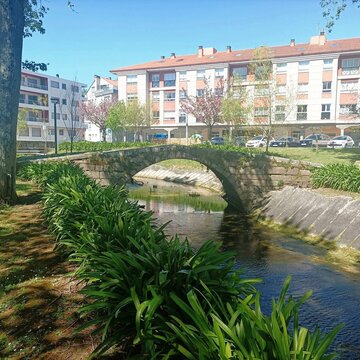 Puente de la Ciscada en Ares, Galicia