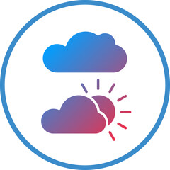 Vector Design Cloudy Icon Style
