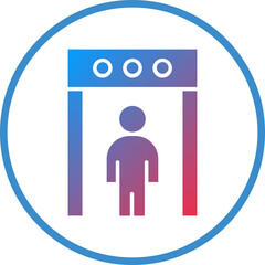 Vector Design Body Scanner Icon Style