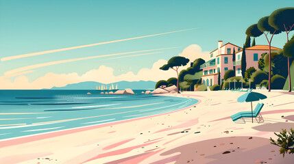 Obraz premium Beach Seascape