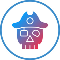 Vector Design Pirate Icon Style