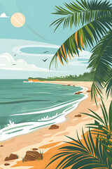 Obraz premium Beach Seascape