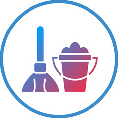 Vector Design Mop Icon Style