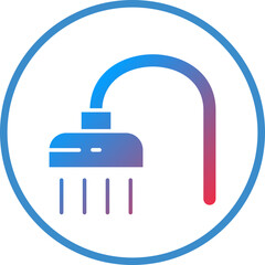 Vector Design Shower Icon Style