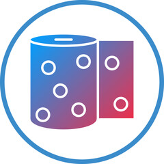 Vector Design Toilet Paper Icon Style