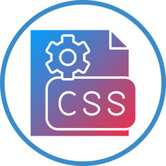 Vector Design CSS Code Icon Style