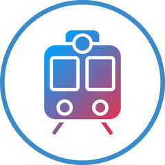 Vector Design Train Icon Style