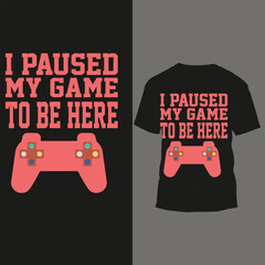 i paused my game to be here