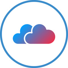 Vector Design Cloud Icon Style