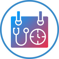 Vector Design Medical Appointment Icon Style