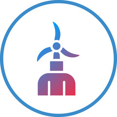 Vector Design Windmill Icon Style