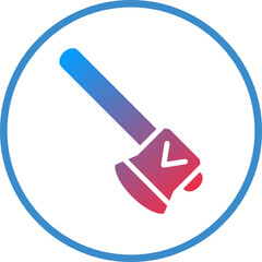 Vector Design Axe Icon Style