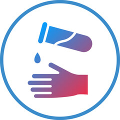 Vector Design Burning Chemical Icon Style