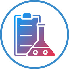 Vector Design Lab Report Icon Style