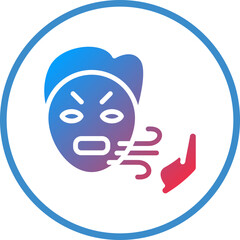 Vector Design Bad Breath Icon Style