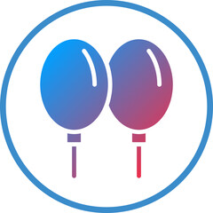 Vector Design Balloons Icon Style