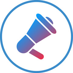 Vector Design Megaphone Icon Style