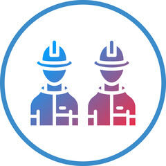 Vector Design Firefighter Team Icon Style