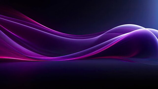 Abstract swirls and waves of ultraviolet light against a dark backdrop, creating a mesmerizing and otherworldly effect.