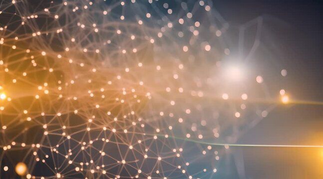A visualization of interconnectedness and complexity, showcasing the intricate relationships within a network.