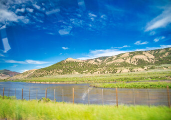 The Colorado River in summer season