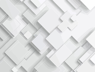 an abstract white background with squares and rectangles