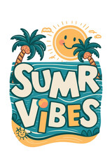 Summer t-shirt design, summer vacation t shirt design, beach vacation. Tropical summer