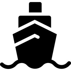 Military Ship Silhouette