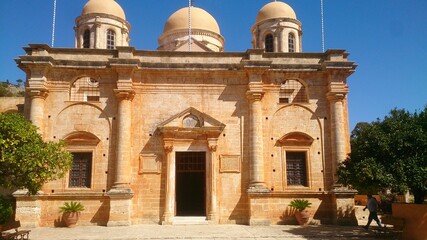 Naklejka premium Discovery of the landscapes of Crete, an island in Greece, in summer