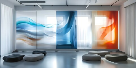 Interactive Sensory Wall Panels: Transforming Rooms for Engaging and Immersive Experiences. Concept Sensory Wall Panels, Interactive Activities, Room Transformations, Engaging Experiences