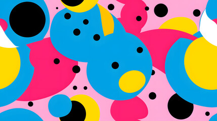 pop art wallpaper bold lines and circles design poster background