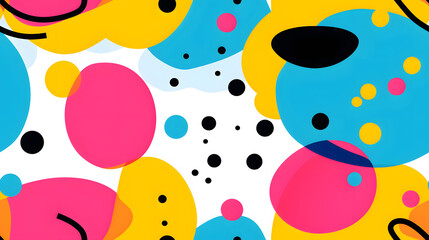 pop art wallpaper bold lines and circles design poster background