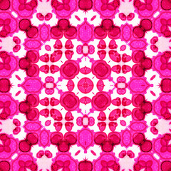 Seamless kaleidoscope pattern. Texture art