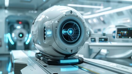 Nuclear medicine imaging camera for diagnostic studies.